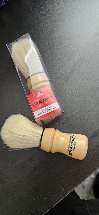 Nowy pędzel do golenia Erasmic Pure Bristle (dzik) – 24 mm