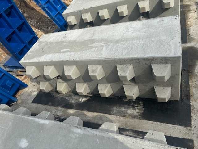 Bloki betonowe do budowy ścian oporowych typu lego