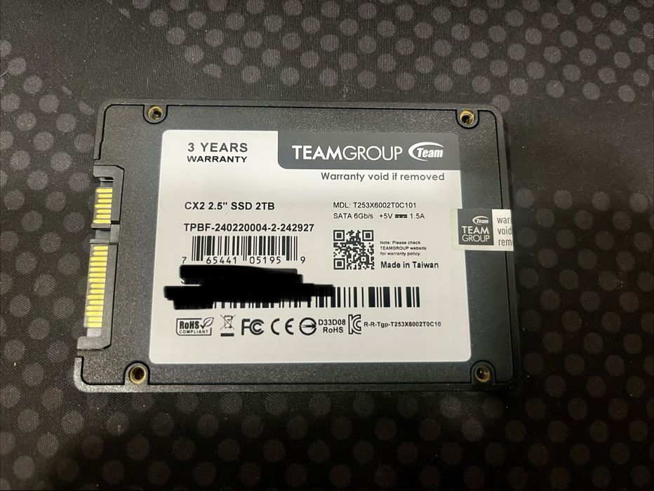 Disco SSD 2TB 2.5”
