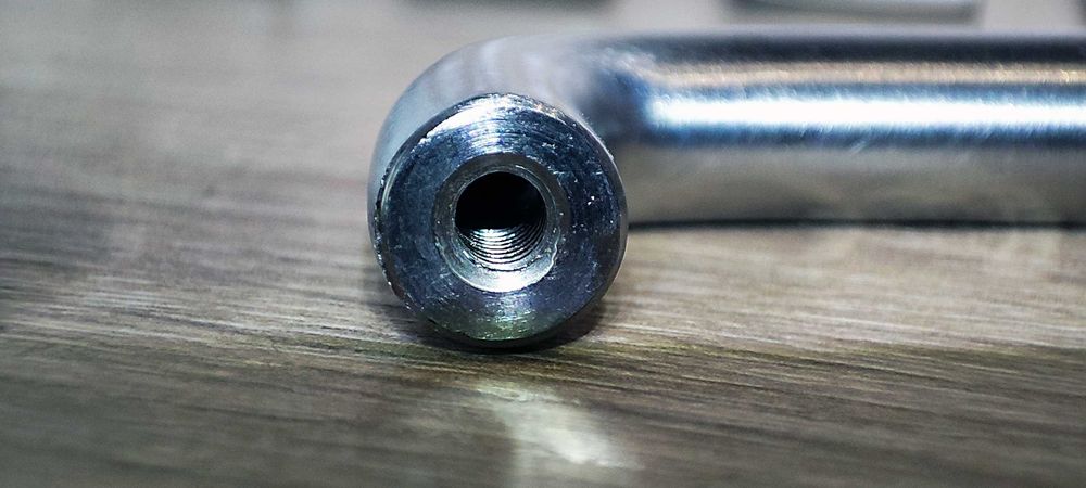 Меблева ручка скоба MVM 128 мм, нержавіюча сталь, 13 штук