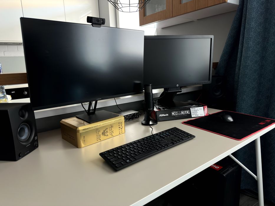 Stanowisko komputerowe | Ryzen 5 5600 | RX9060XT 16GB | RAM DDR4 32GB | 1TB SSD | Monitor 2K 180Hz