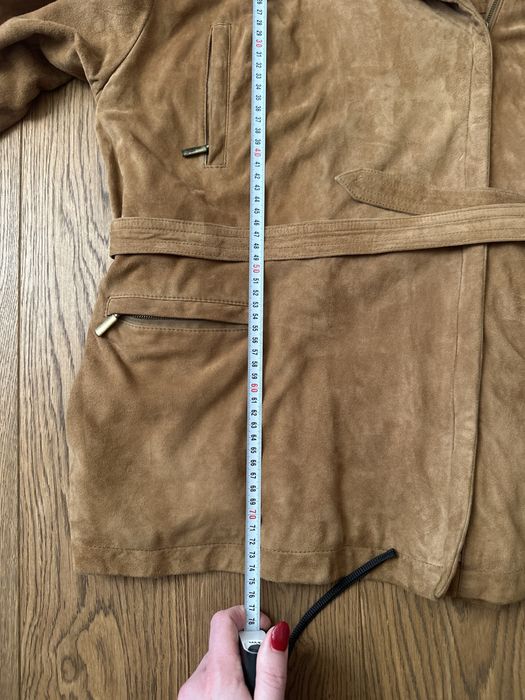 Zamszowa kurtka vintage skorzana 40