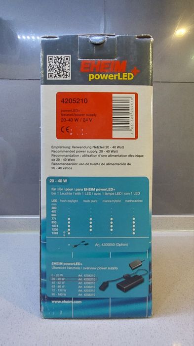 Transformador 20-40w para luminárias EHEIM powerLed+