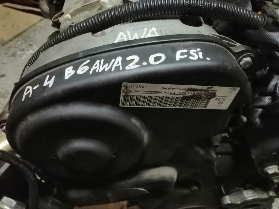 Продам двигатель на ауди а4б6 2,0 FSI AWA
