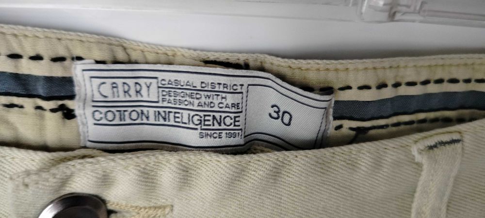 Spodnie męskie Carry Cotton intelligence Bawełniane