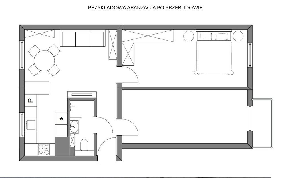 3 pokoje| Centrum Sosnowca | 54,61 m² | 309 tys - Widok 5