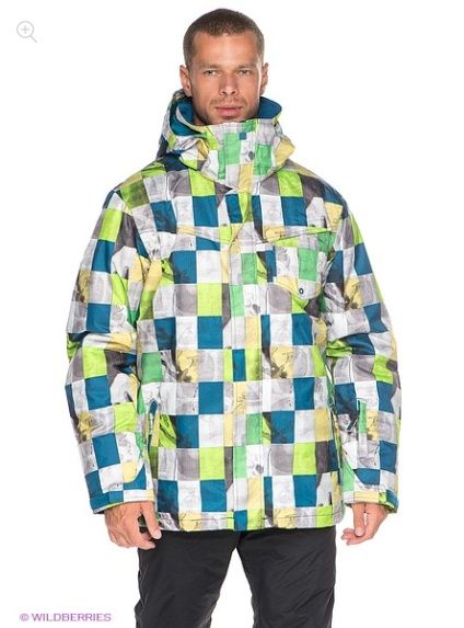 Распродажа! Куртка Quiksilver MISSION PRINTED 10K INS JKT Клетка