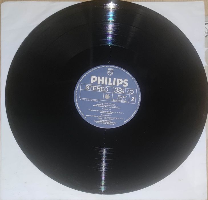 Вінілова платівка Philips Los Romeros Gitarre Barock Vivaldi Bach