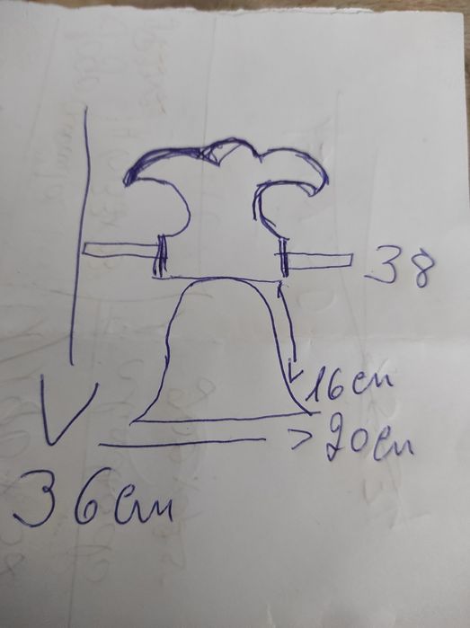 Sino antigo em bronze tamanho 18