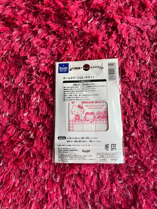 Hello Kitty Sanrio breloczek zawieszka na bagaż torbę