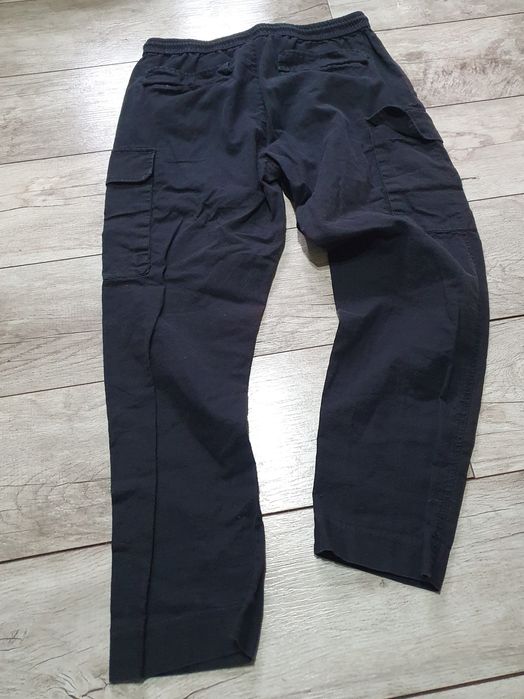 Lniane spodnie Męskie H&M