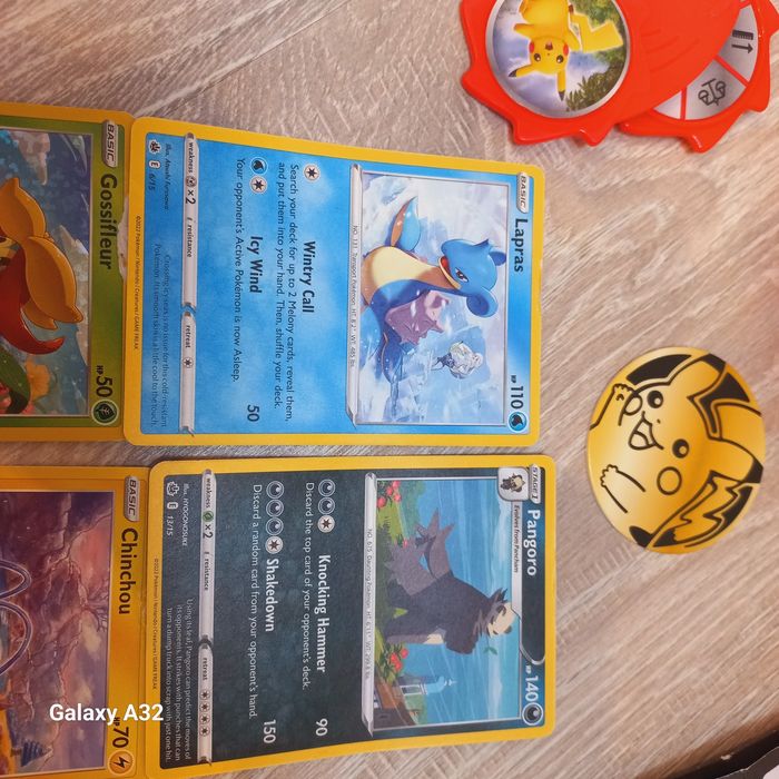 Zestaw pokemon lapras pangoro chinchou gossifleur