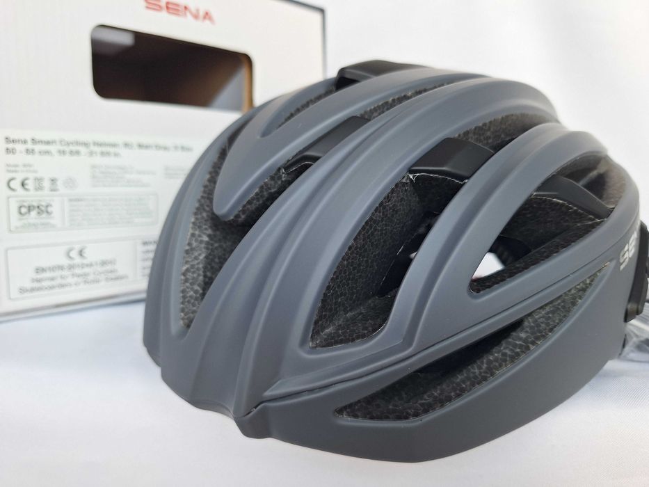 Kask rowerowy Sena Smart Cycling Helmet R2 Matt Gray S 50-55cm