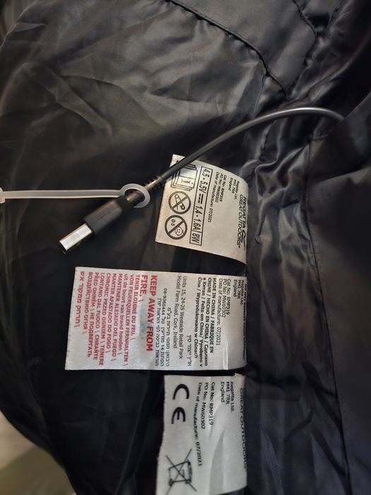 Casaco Regata  impermeável com aquecimento