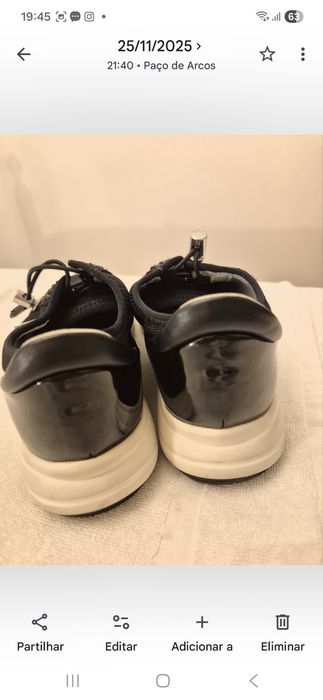 Tenis/sapatilhas pretos, 38 semi novos