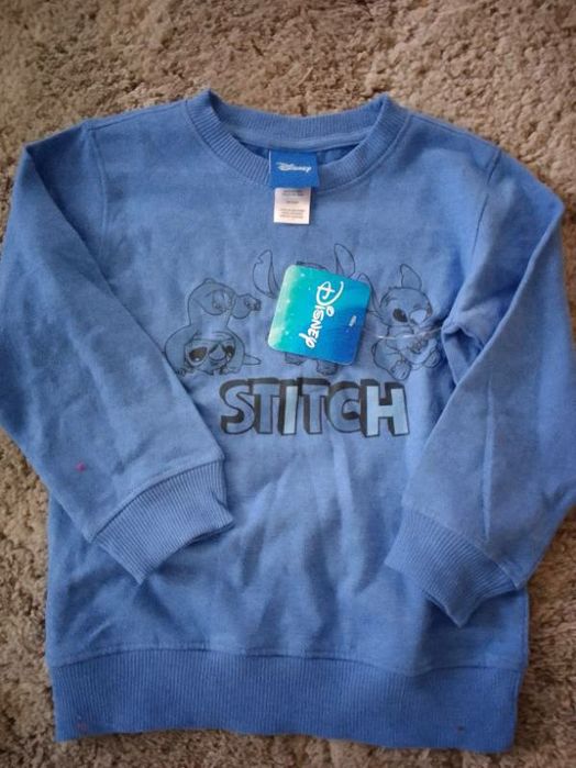 Bluza chlopieca Stitch bawelniana,na 4 latka,