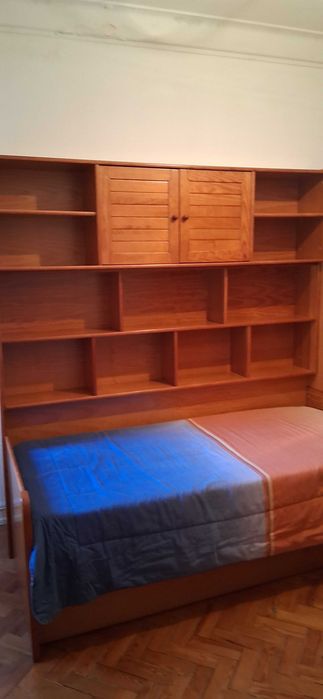 Movel cama dupla com movel secretária