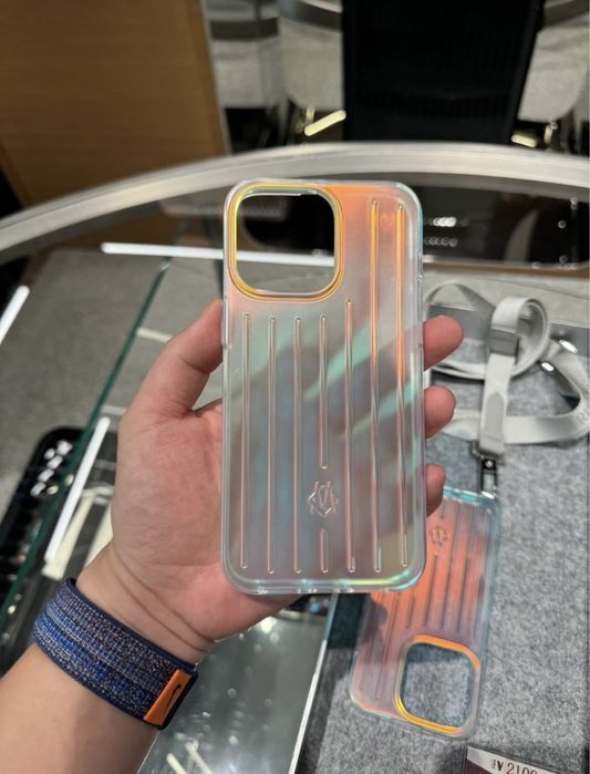 Чехол rimowa iphone 15 pro 14 pro max gradient