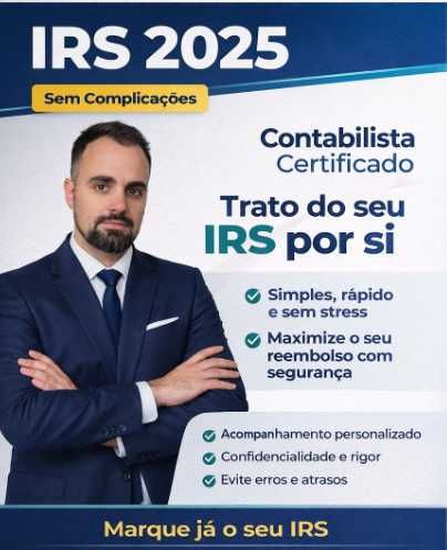 Deixe o seu IRS nas mãos de um Contabilista Certificado — simples, rápido e sem stress.