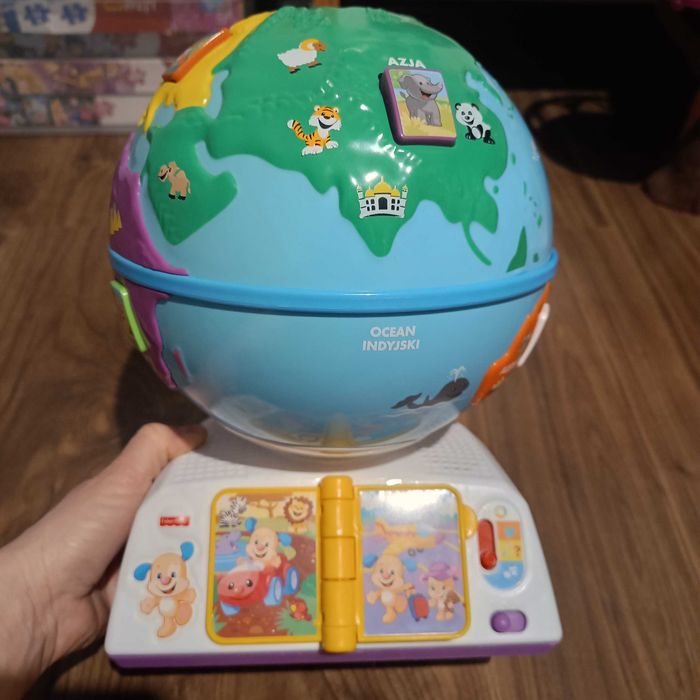 Globus odkrywcy Fischer Price, zabawka interaktywna