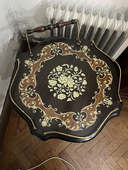 Carrinho de Chá de Madeira Indiana Bar