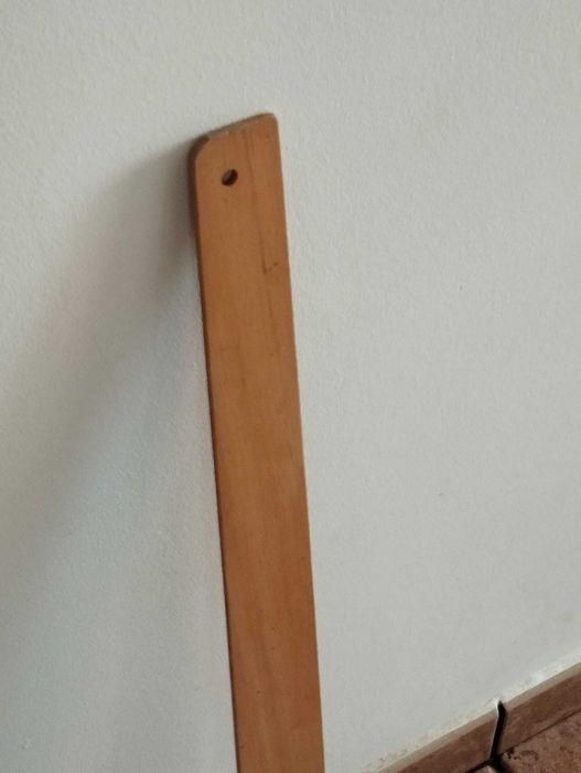 Régua T em madeira Antiga