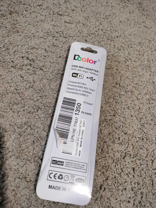 Karta sieciowa WiFi ADAPTER USB 2.0 150Mbps ANTENA