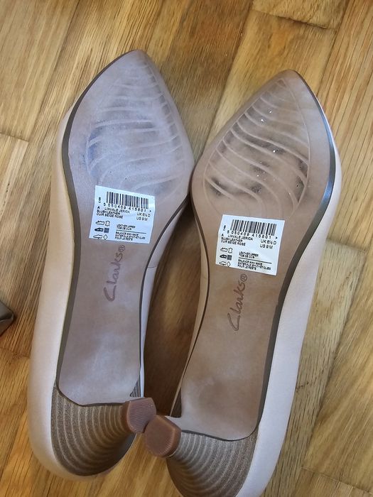 Sapatos Clarks Pele Linvale Jerica - Bege / Rosa Blush