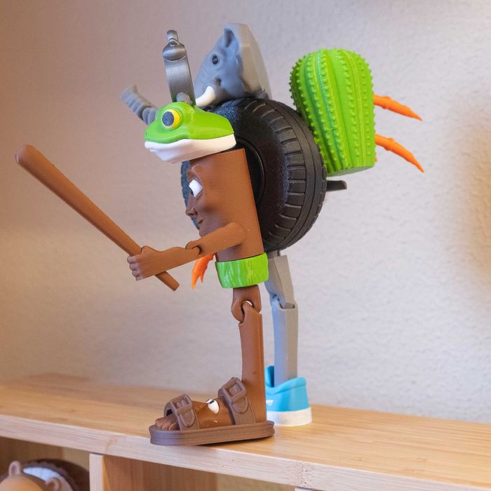 Рухома фігурка La Grande Combination із мему Brainrot