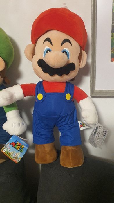Maskotki Super Mario  Mario I Luigi