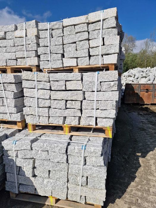 Obrzeża Palisady GRANITOWE oporniki kamienne Kamień naturalny Granit