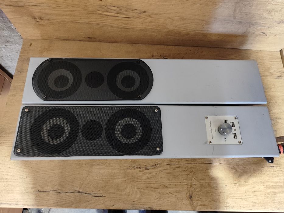 Głośniki Aktywne Ścienne Sahara Edis 3x 2x AUX PC Ze Wzmacniaczem DAC