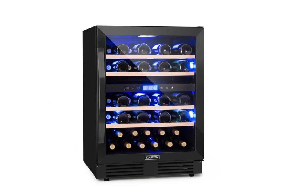 Lodówka do wina, winiarka dwustrefowa 43But. Klarstein  S-342