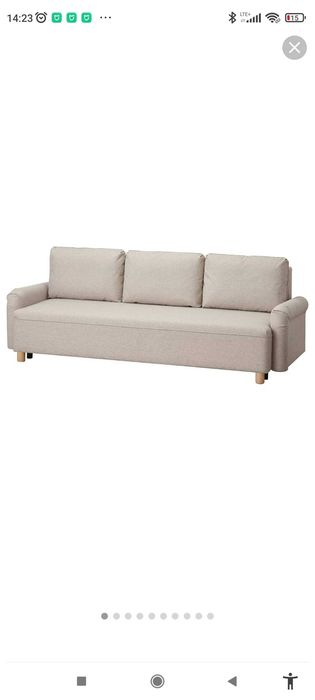 Ikea Grimhult beż Rozkładana Sofa 3 Osobowa NOWA W OPAKOWANIU