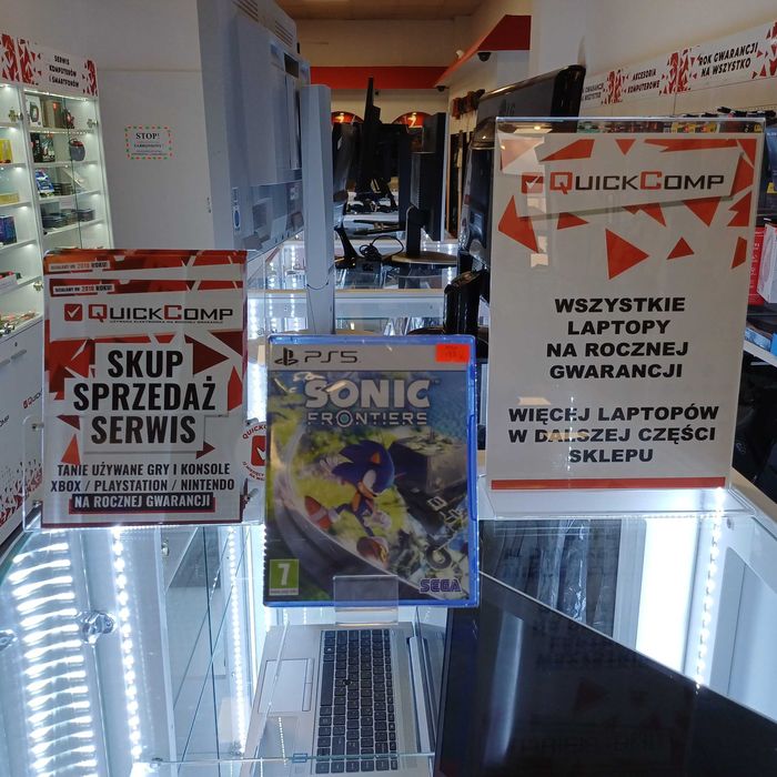 Gra PlayStation 5 / PS5 NOWA Sonic Frontiers PL Gwar 1 Rok Przemyśl
