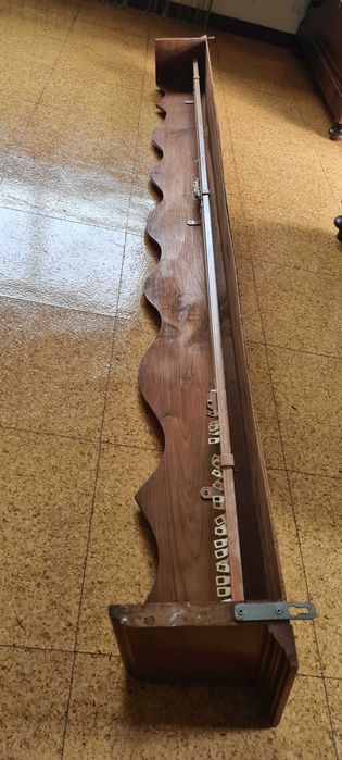 6 Sanefas maciças com Calha Dupla