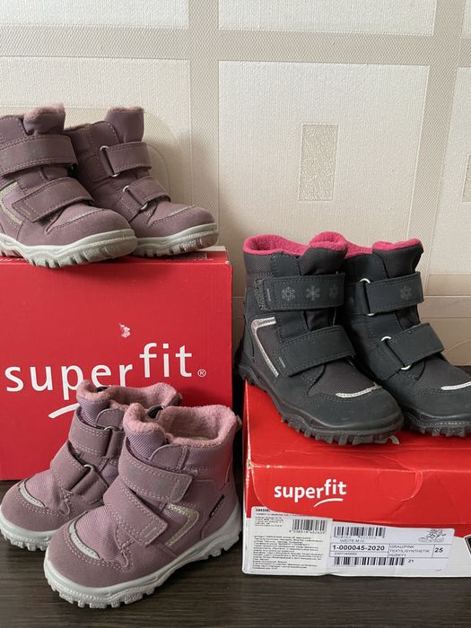 Зимове дитяче взуття  Superfit 21 23 24 на Gore-Tex