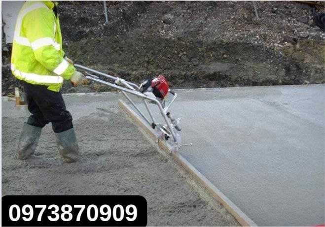 Бетонирование площадки под авто Киев/Бетонування майданчика для авто