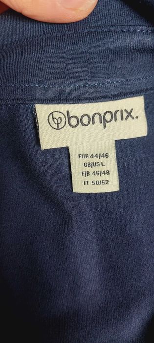 Nowa sukienka Bonprix 44/46 Wiskoza lejąca lekka basic classic tuszująca