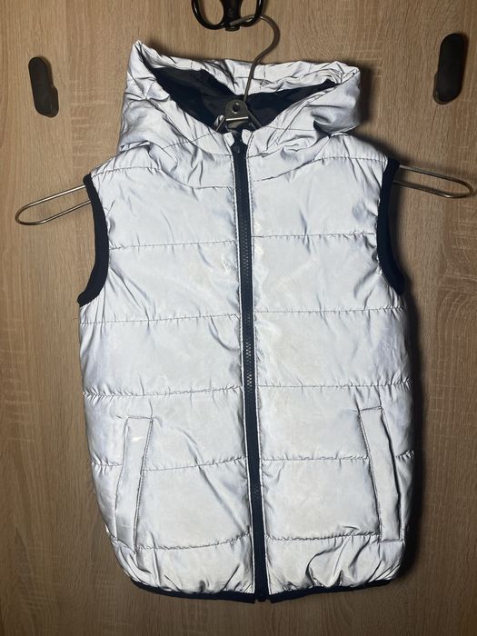 Жилет теплий дитячий світловідбиваючий 122-128 см