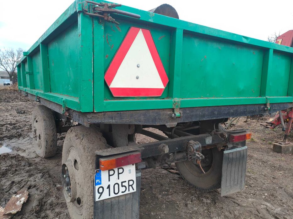 Przyczepa wywrotka 4t, opłacona