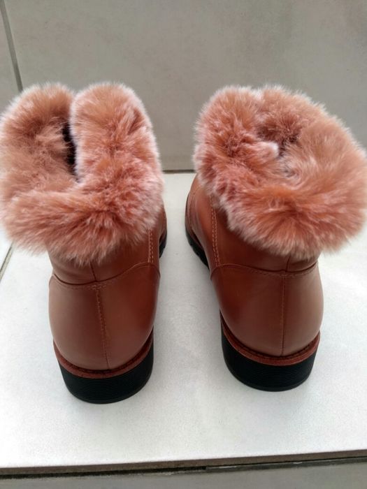 skórzane włoskie buty *botki NB per l’amore di belle donne* rozmiar 36