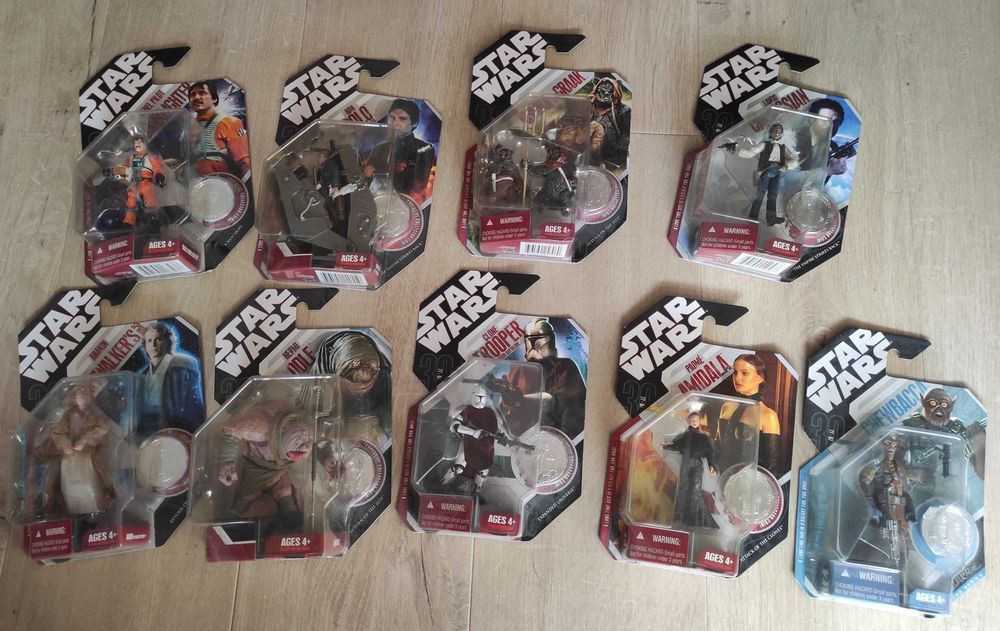 Figurki Figurka STAR WARS Gwiezdne Wojny CAŁA KOLEKCJA 2007rok