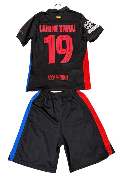 NADRUK WŁASNY | Strój piłkarski FC Barcelona | Wersja wyjazdowa 24/25