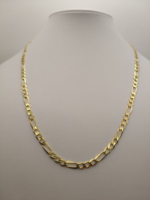 Złoty Łańcuszek Figaro Pr.585 14K Nowy  55cm