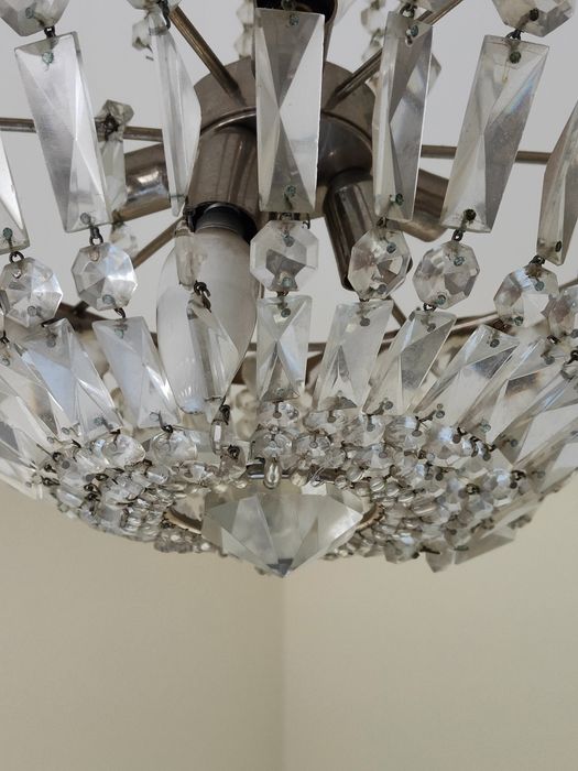 Candeeiro de teto  de cristal