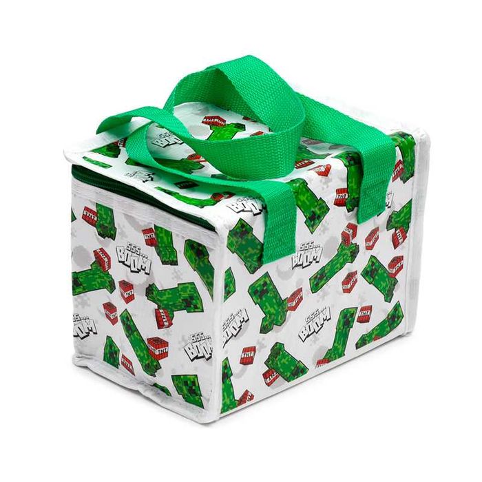 Lancheira RPET Minecraft Creeper & TNT