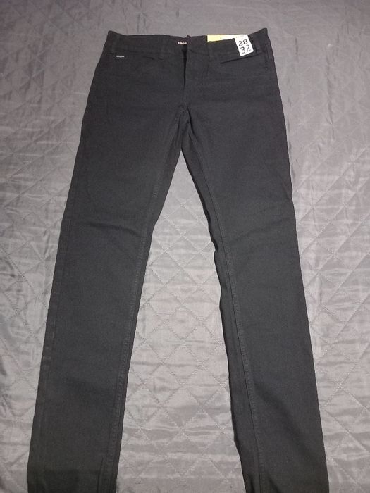 Meskie spodnie rurki slim s/m