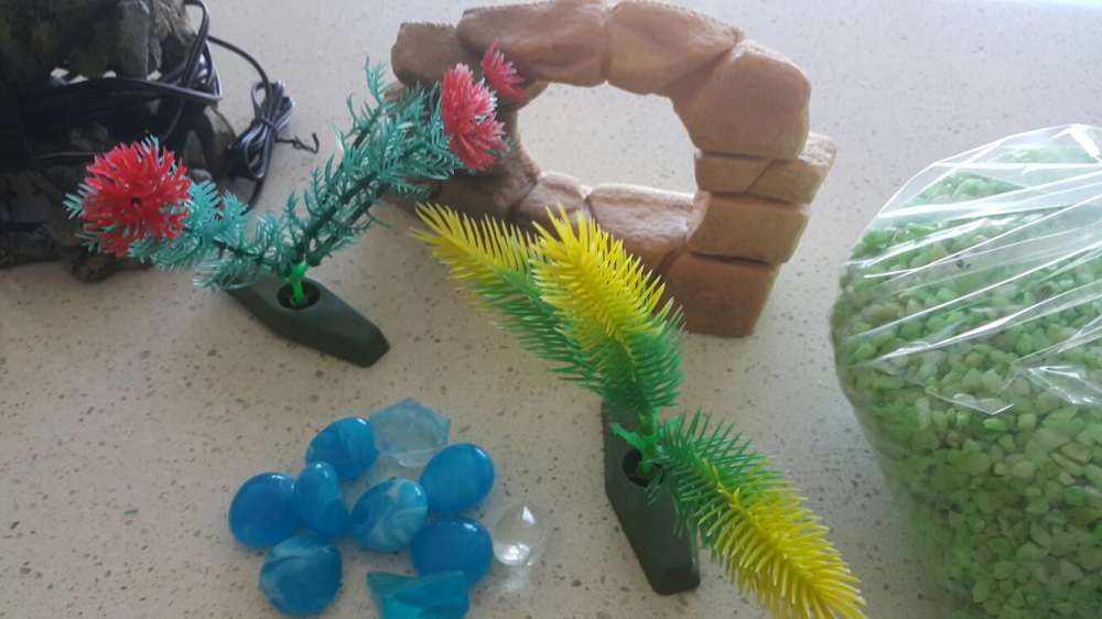 Decorações para aquario