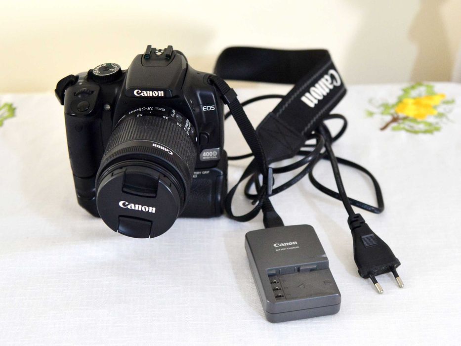 Máquina fotográfica Canon 400 D